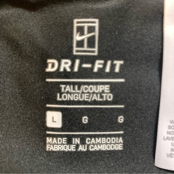 Nike Women's New Tennis Pickleball Black White Striped Skirt Skort Large tall - Picture 5 of 12